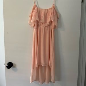 Pink High Low Dress